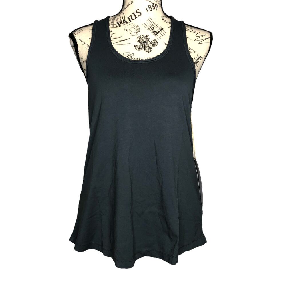 Threads 4 Thought (XS) Namaste Tank - Racerback Raw Edge Soft Organic Cotton